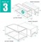 Sorbus 3 Piece (2 Small and 1 Large) Clear Stackable Pull-Out Drawers - Organization and Storage Containers for Kitchen, Pantry, Bathroom and More